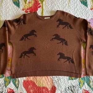 No Comment Horse Sweater
